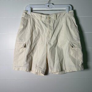 Lauren Ralph Lauren Lt.Yellow Shorts Women Casual Bermuda Cargo Size 10